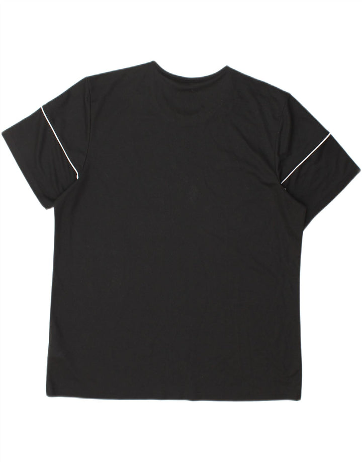 ADIDAS Mens Climalite T-Shirt Top XL Black Polyester