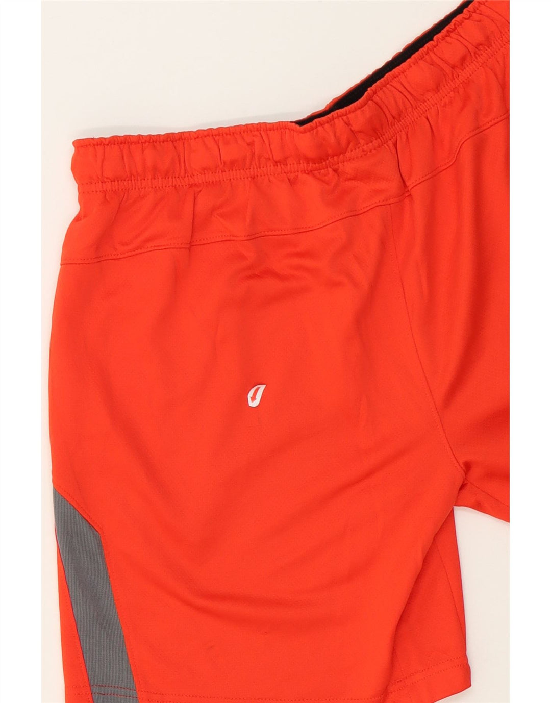 RUSSELL ATHLETIC Mens Sport Shorts Large Orange Colourblock Polyester Vintage Russell Athletic and Second-Hand Russell Athletic from Messina Hembry 