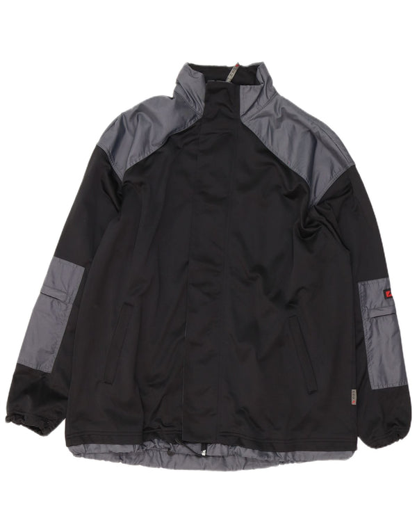Herod Sport Mens Utility Jacket UK 42 XL Black Colourblock Polyester