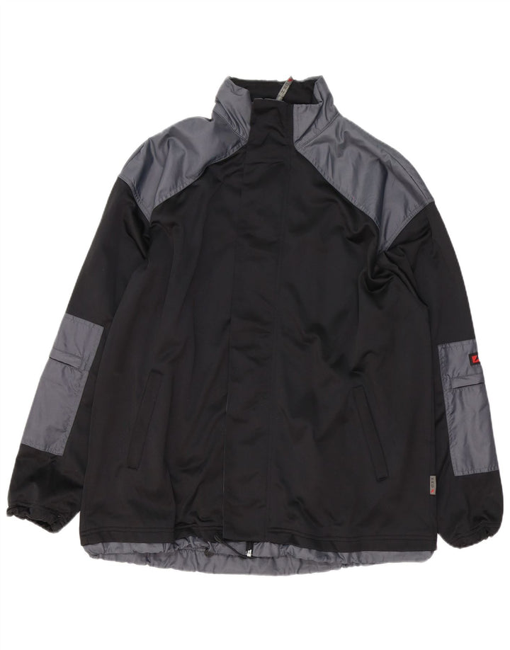 Herod Sport Mens Utility Jacket UK 42 XL Black Colourblock Polyester