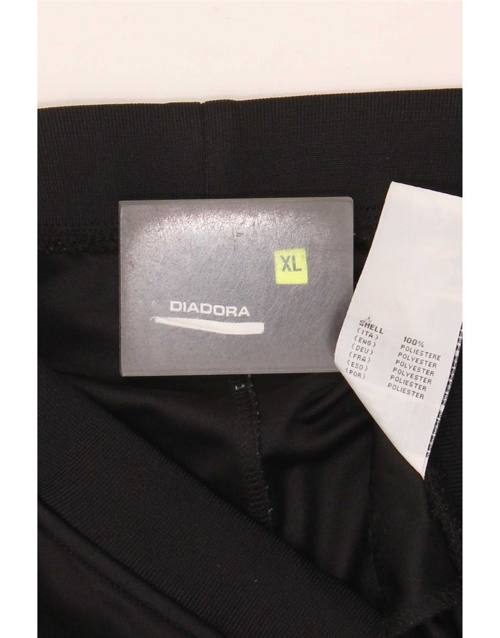 Diadora Mens Tracksuit Trousers XL Black Polyester