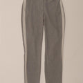 ZARA Womens Slim Chino Trousers Small Grey Colourblock Polyester Vintage Zara and Second-Hand Zara from Messina Hembry 
