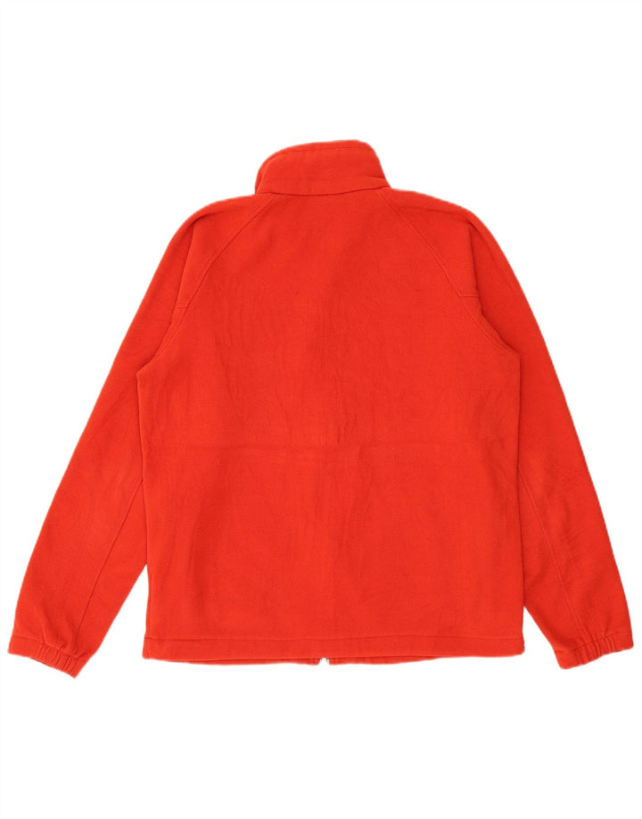 Columbia Mens Fleece Jacket UK 36 Small Red Polyester