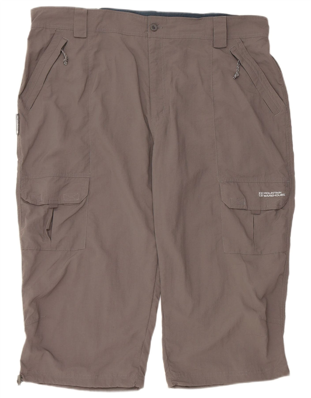 MOUNTAIN WAREHOUSE Mens Cargo Bermuda Shorts W42 2XL  Grey Nylon