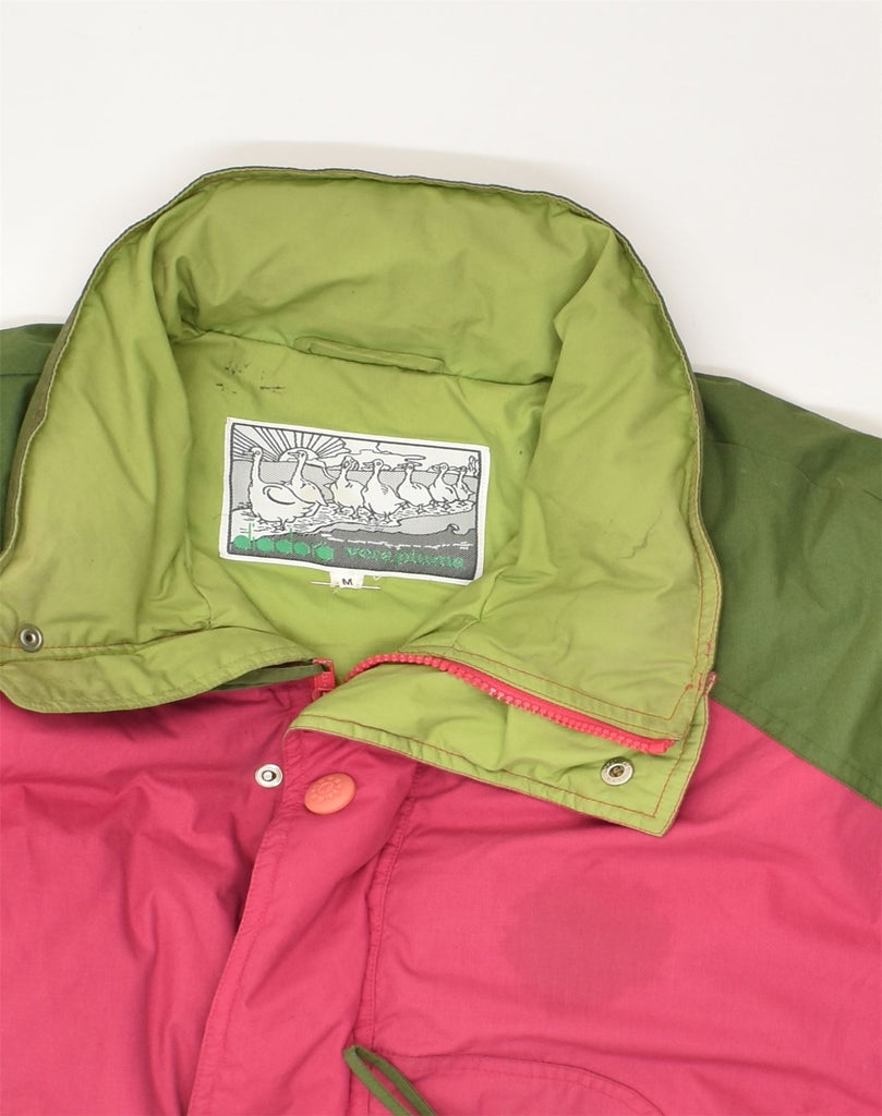 DIADORA Mens Padded Jacket UK 38 Medium Pink Colourblock Polyester | Vintage Diadora | Thrift | Second-Hand Diadora | Used Clothing | Messina Hembry 