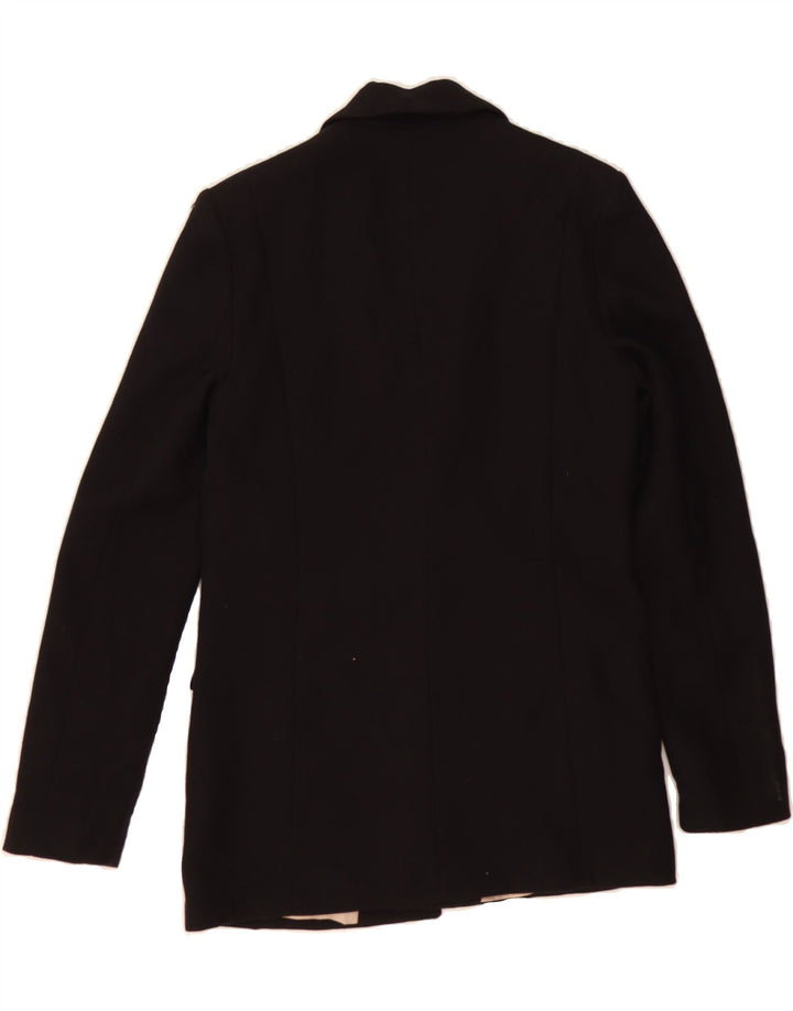 OASIS Womens 1 Button Blazer Jacket UK 8 Small Black Polyester Vintage Oasis and Second-Hand Oasis from Messina Hembry 