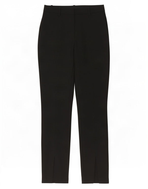 Marks & Spencer Womens Slim Suit Trousers UK 14 Large W34 L33 Black