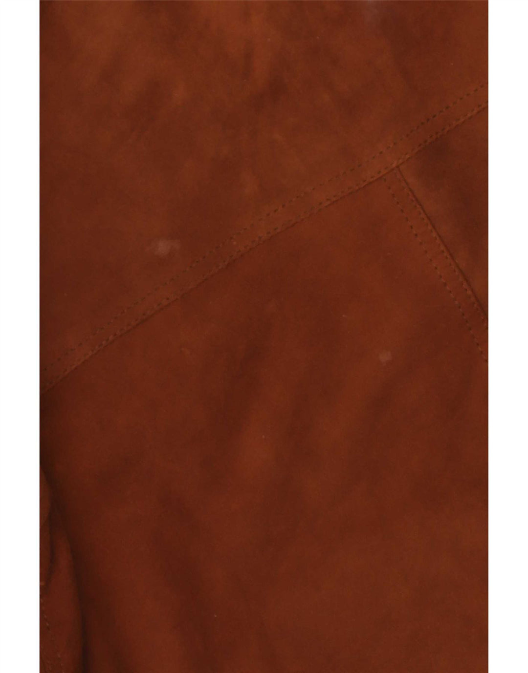 Vintage Mens Suede Bomber Jacket UK 42 XL Brown Leather