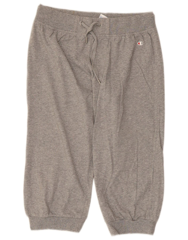 Champion Womens Tracksuit Trousers Joggers UK 12 Medium Grey