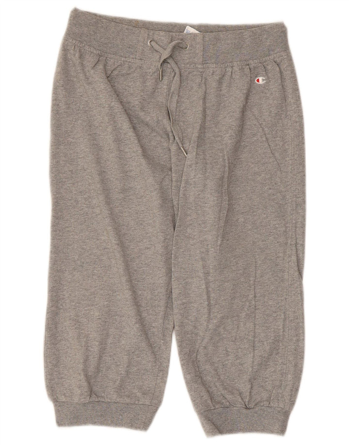 Champion Womens Tracksuit Trousers Joggers UK 12 Medium Grey