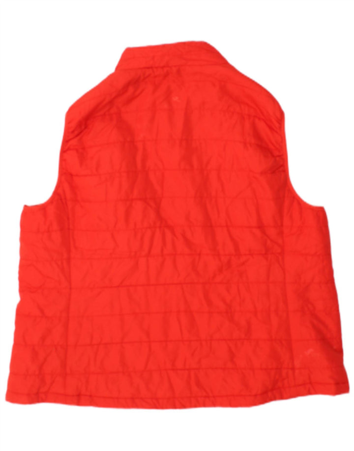 Marks & Spencer Womens Padded Gilet UK 20 2XL Orange Polyester