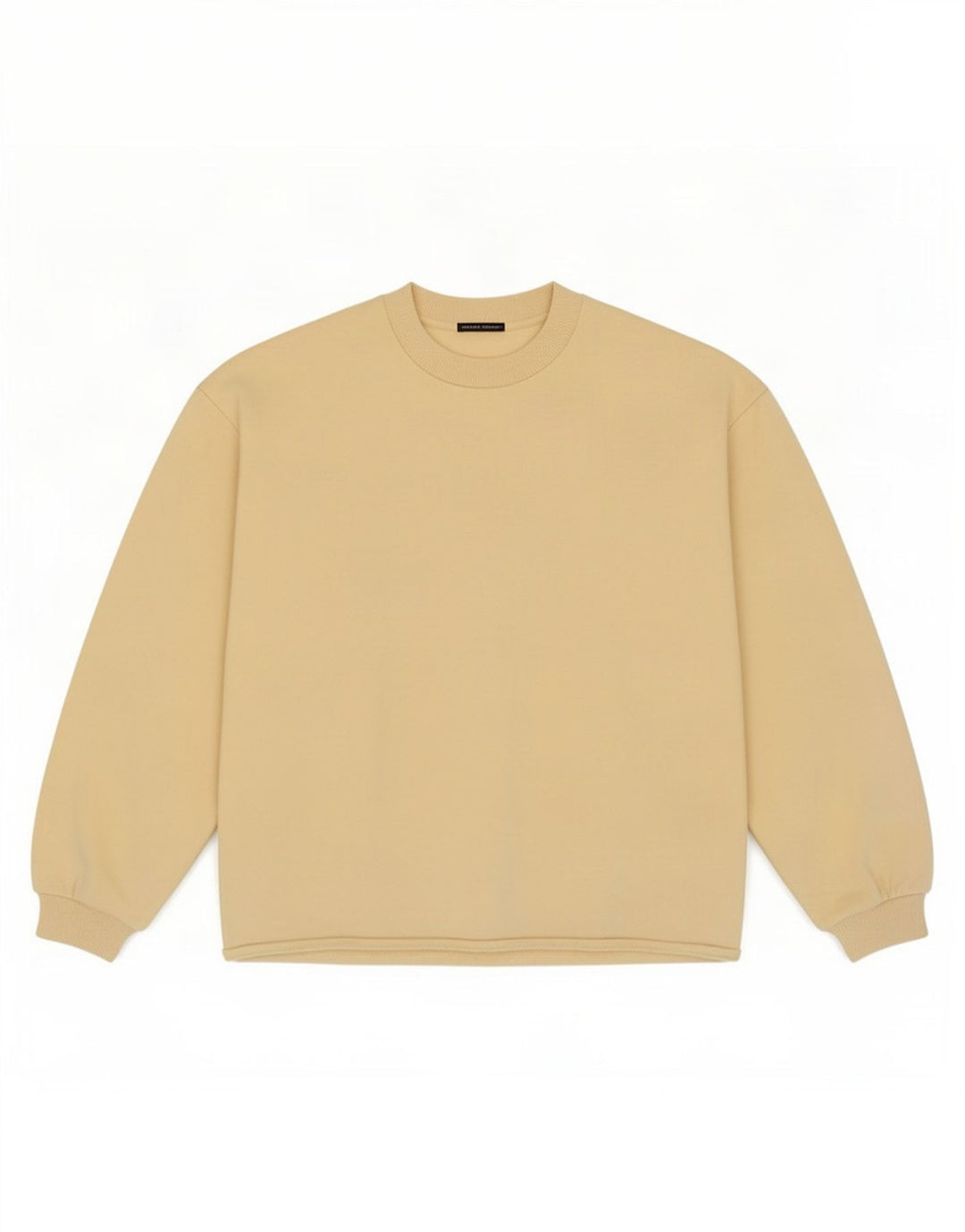 Zara Womens Sweatshirt Jumper UK 14 Medium Yellow Cotton