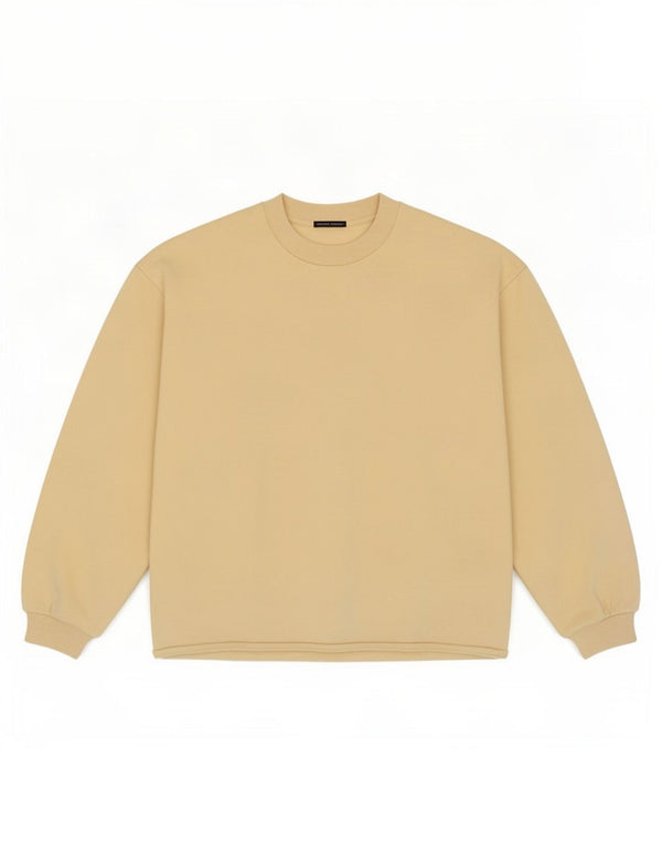 Zara Womens Sweatshirt Jumper UK 14 Medium Yellow Cotton