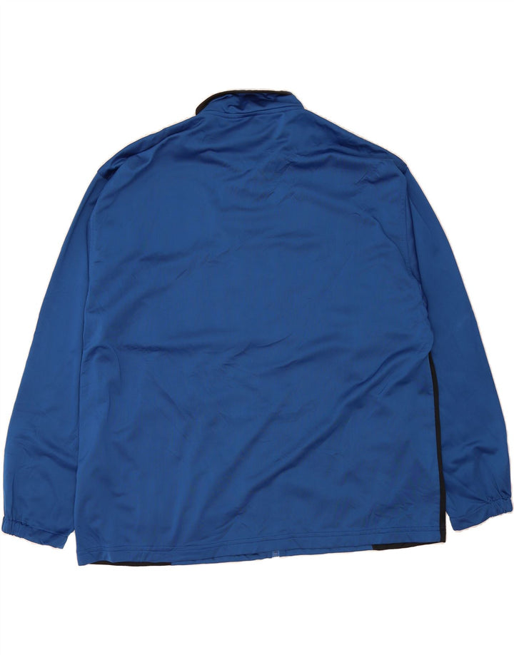 STARTER Mens Tracksuit Top Jacket XL Blue Colourblock Polyester Vintage Starter and Second-Hand Starter from Messina Hembry 