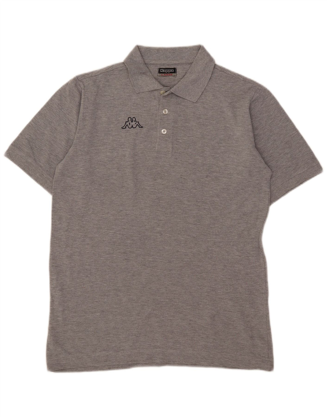Kappa Mens Polo Shirt Large Grey