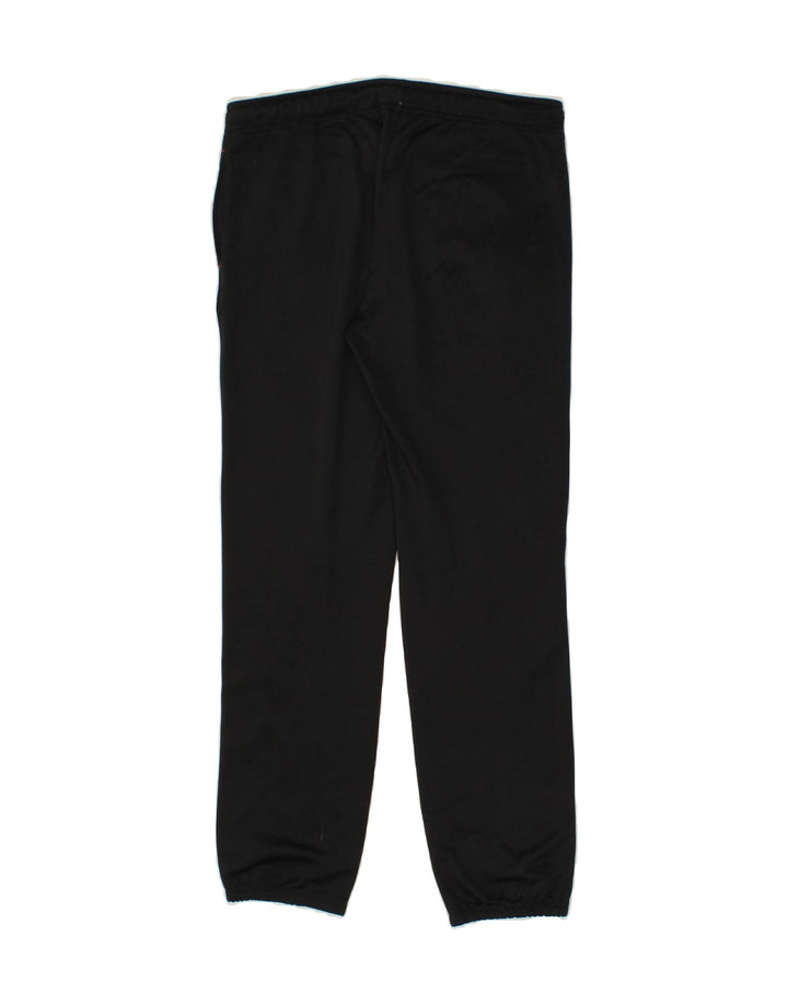 CHAMPION Womens Tracksuit Trousers Joggers UK 14 Medium Black Polyester Vintage Champion and Second-Hand Champion from Messina Hembry 
