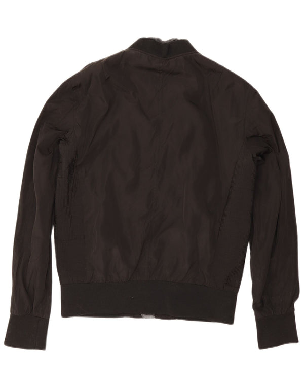 Zara Mens Bomber Jacket UK 40 Large Black