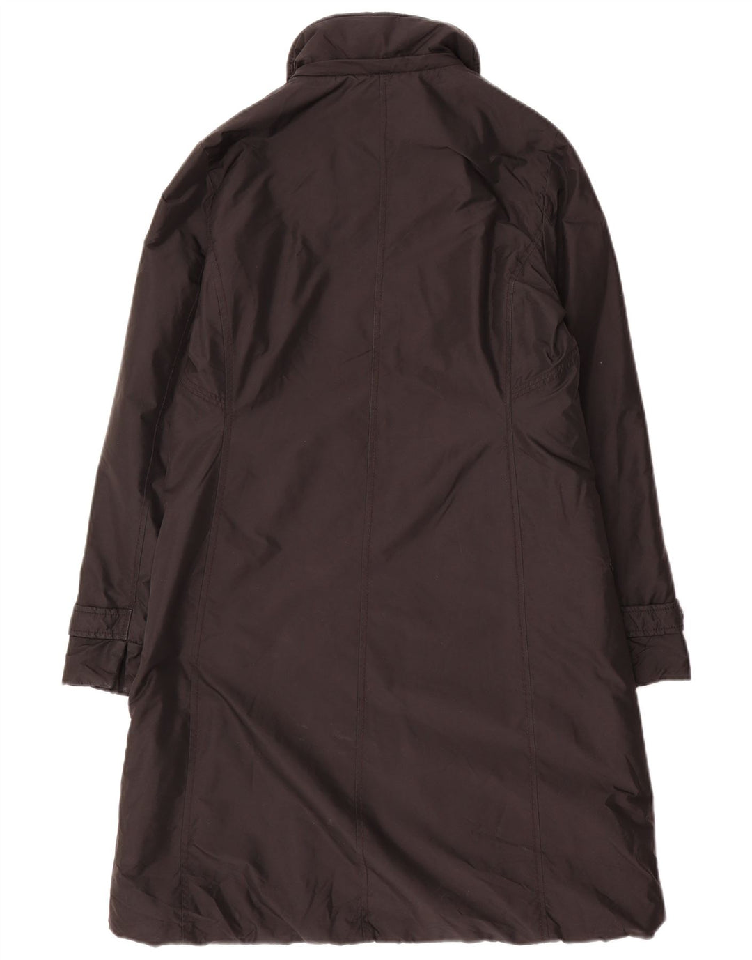 Conte of Florence Womens Overcoat IT 42 Medium Black Nylon