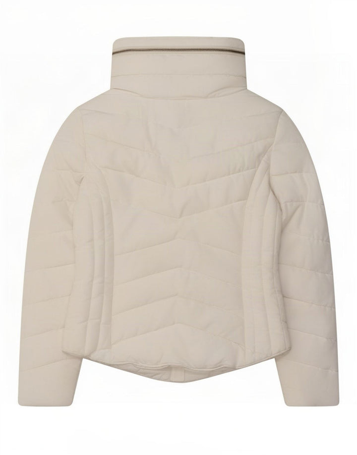 Zara Womens Padded Jacket UK 14 Large White