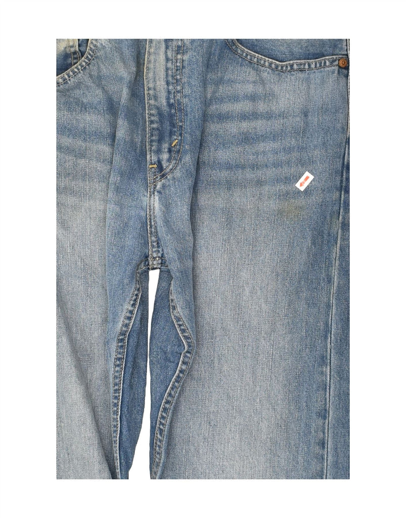 LEVI'S Mens 505 Straight Jeans W34 L32  Blue Cotton | Vintage Levi's | Thrift | Second-Hand Levi's | Used Clothing | Messina Hembry 