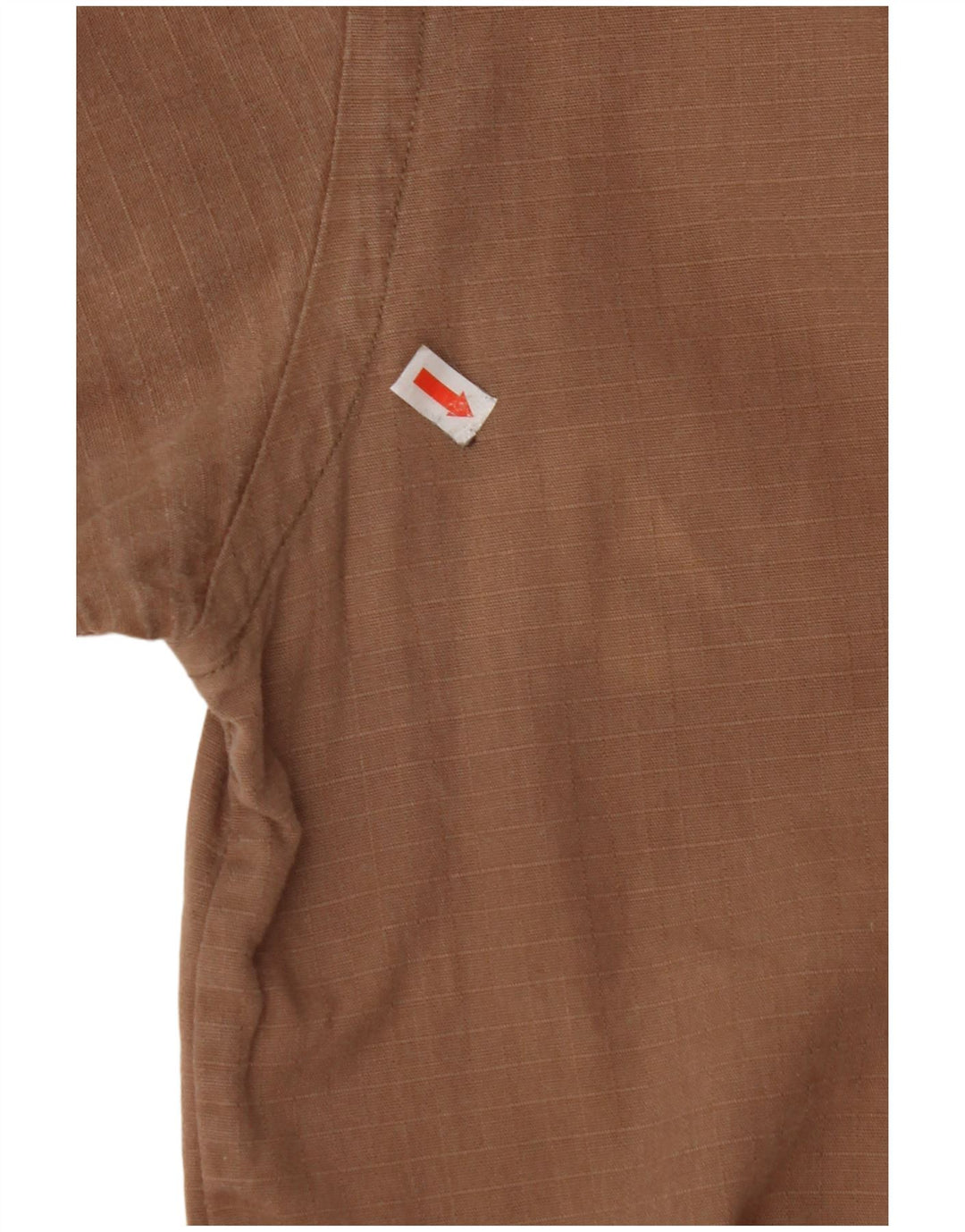 JEEP Mens Short Sleeve Shirt XL Brown Check Cotton