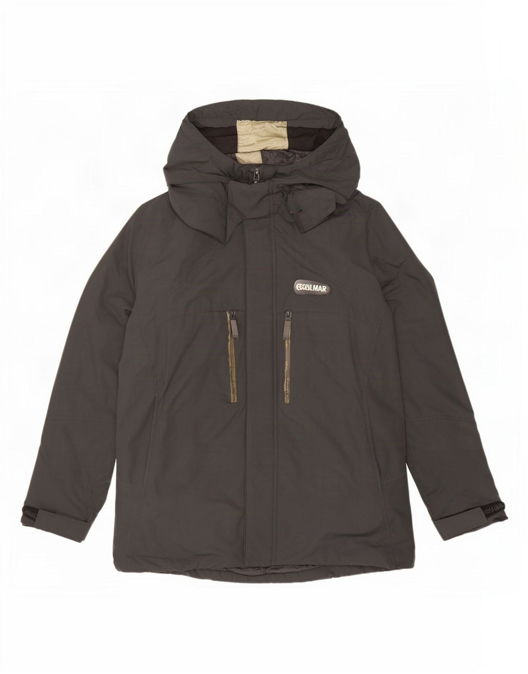 Colmar Mens Hooded Windbreaker Jacket IT 56 XL Grey Polyamide