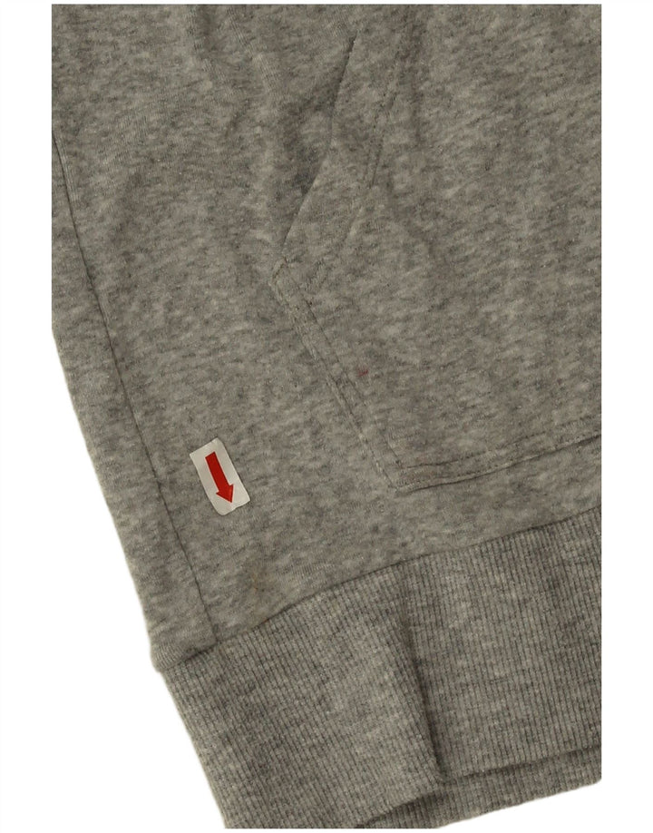 Calvin Klein Mens Zip Hoodie Sweater Medium Grey Cotton