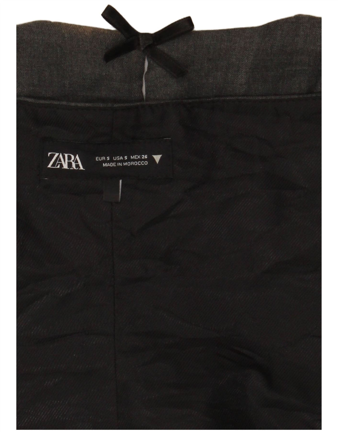 Zara Womens Crop Halter Top UK 8 Small Grey