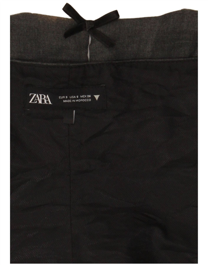 Zara Womens Crop Halter Top UK 8 Small Grey