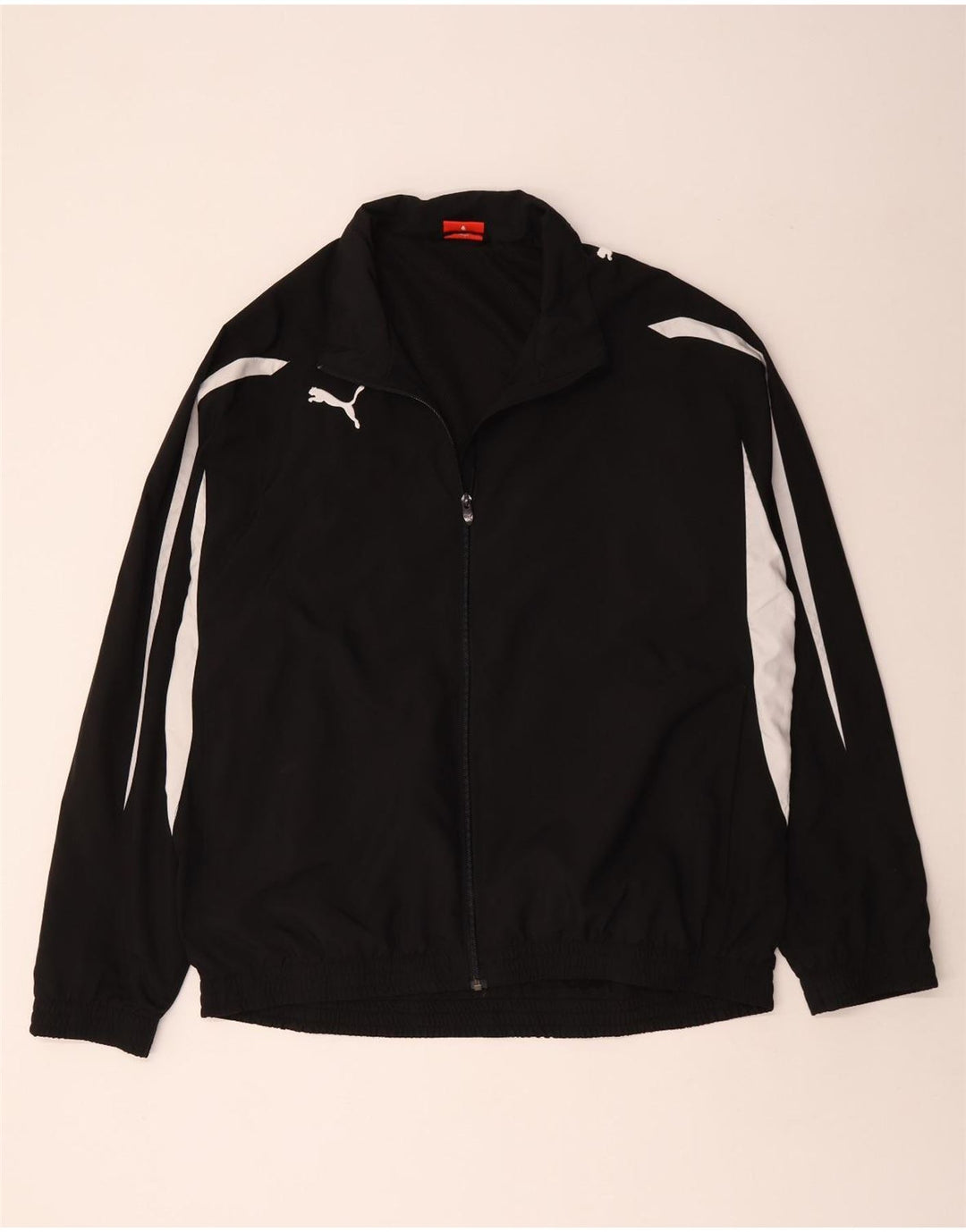 PUMA Mens Tracksuit Top Jacket XL Black Colourblock Polyester
