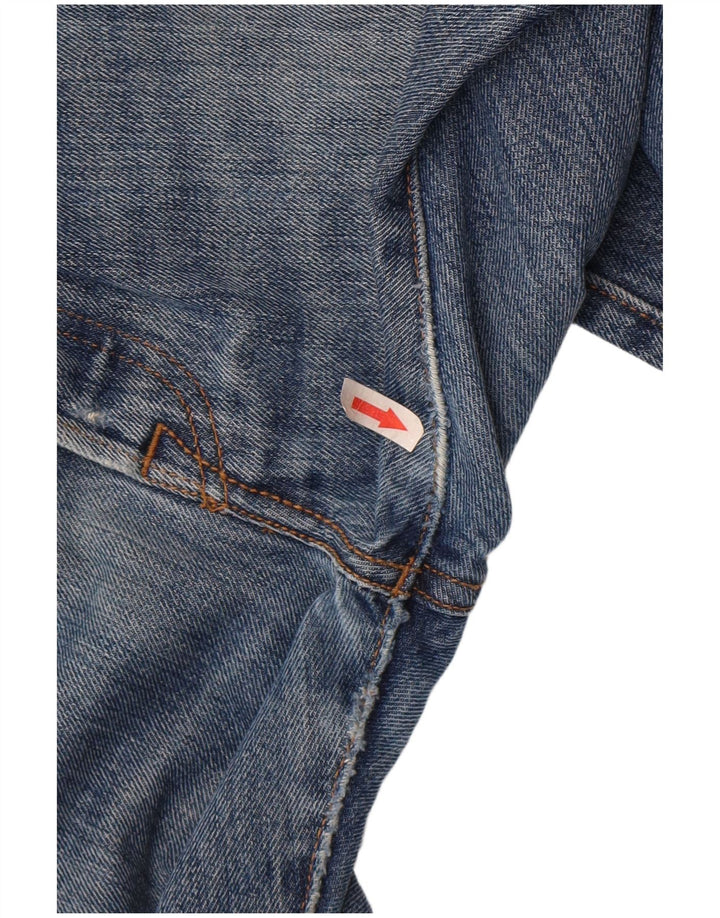 Levi's Mens 501 Straight Jeans W32 L30 Blue Cotton