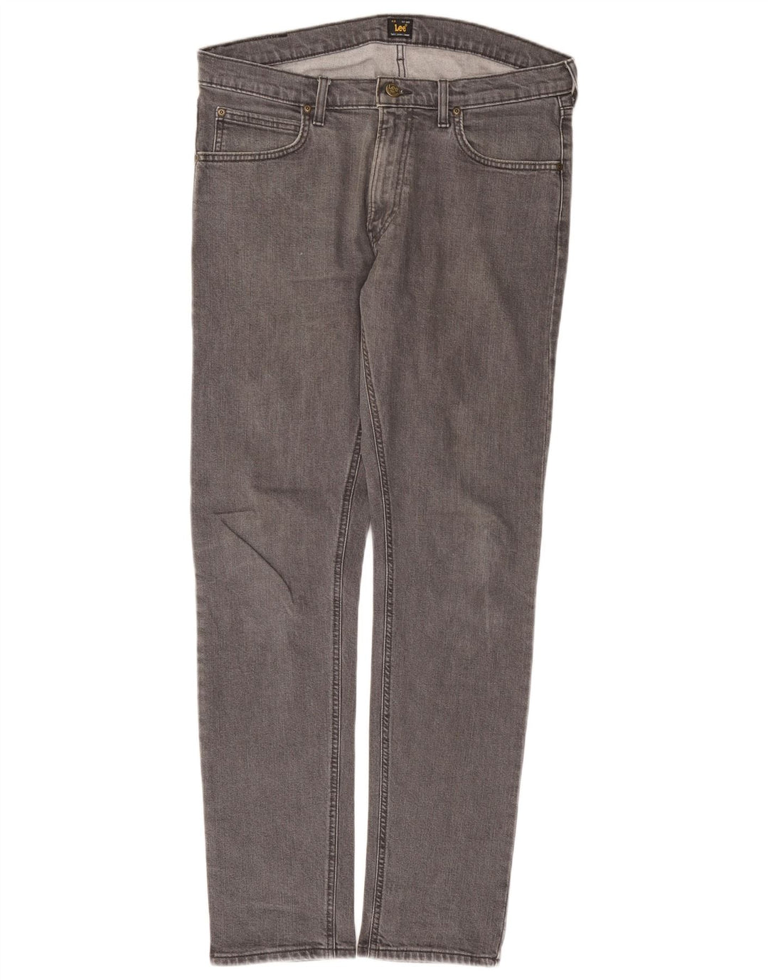 Lee Mens Luke Slim Jeans W34 L32 Grey Cotton