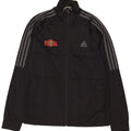 ADIDAS Mens Aeroready Graphic Tracksuit Top Jacket Large Black Polyester