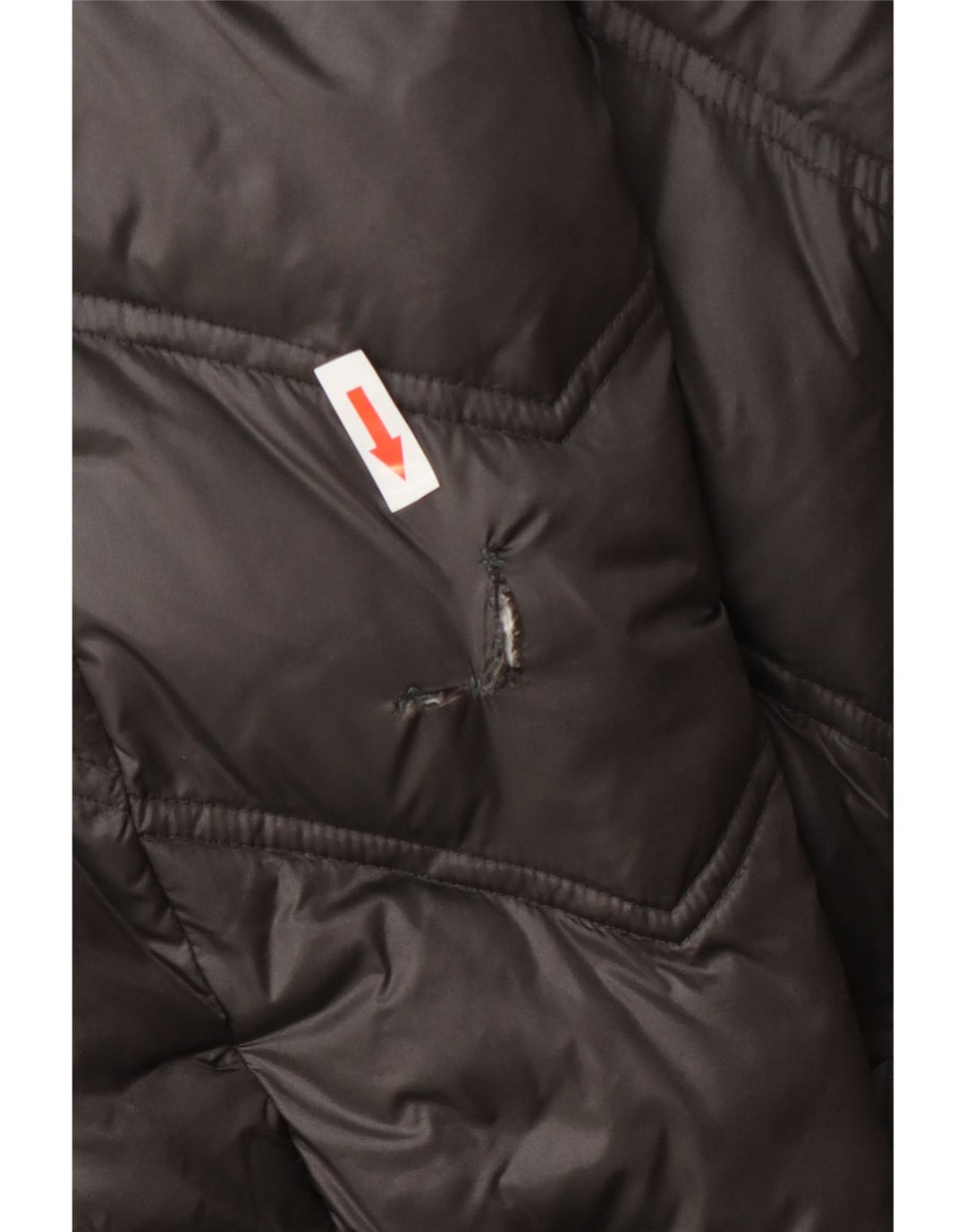 Michael Kors Womens Hooded Padded Coat UK 10 Small Grey Nylon
