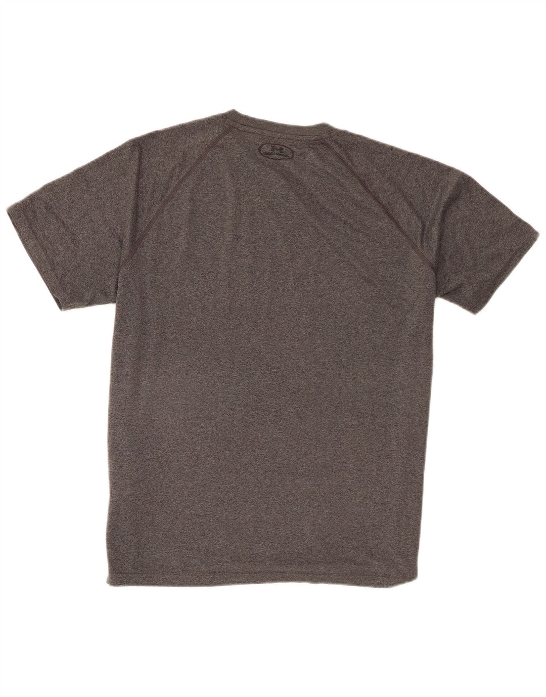 Under Armour Mens T-Shirt Top Large Grey Flecked Polyester