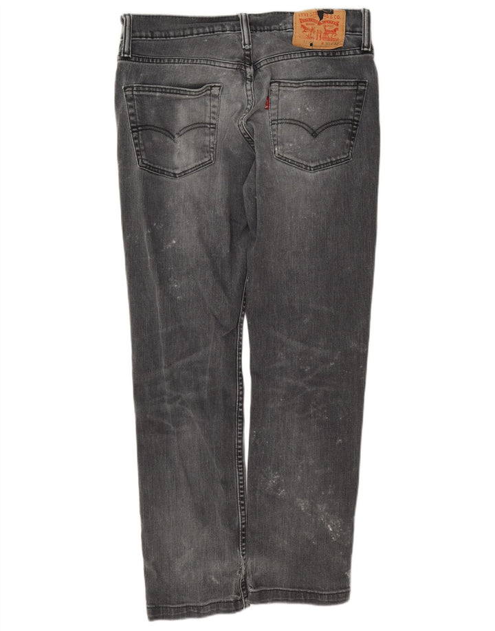 Levi's Womens 511 Slim Jeans W30 L28 Grey Cotton