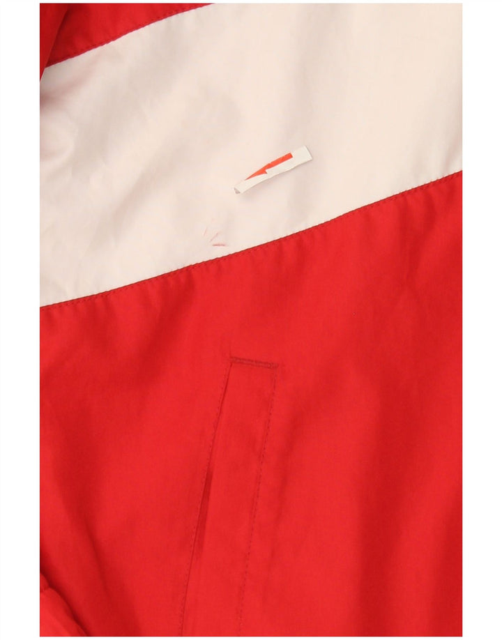 Nike Boys Graphic Tracksuit Top Jacket 10-11 Years Medium Red Colourblock