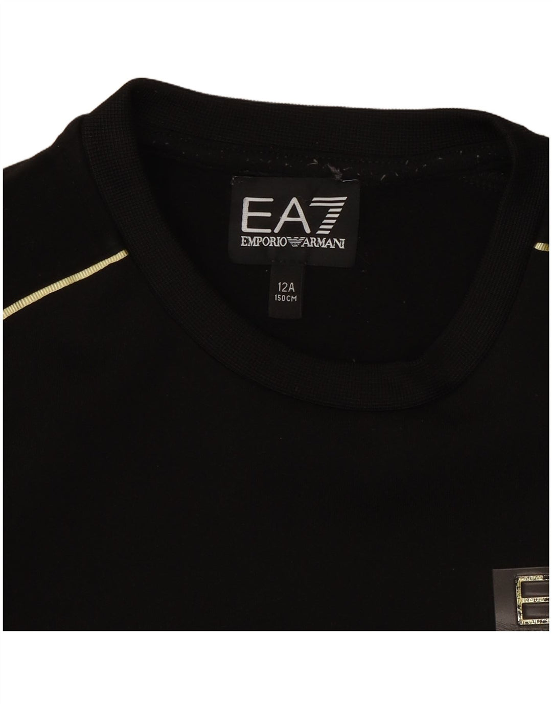 Emporio Armani Boys Sweatshirt Jumper 11-12 Years Black