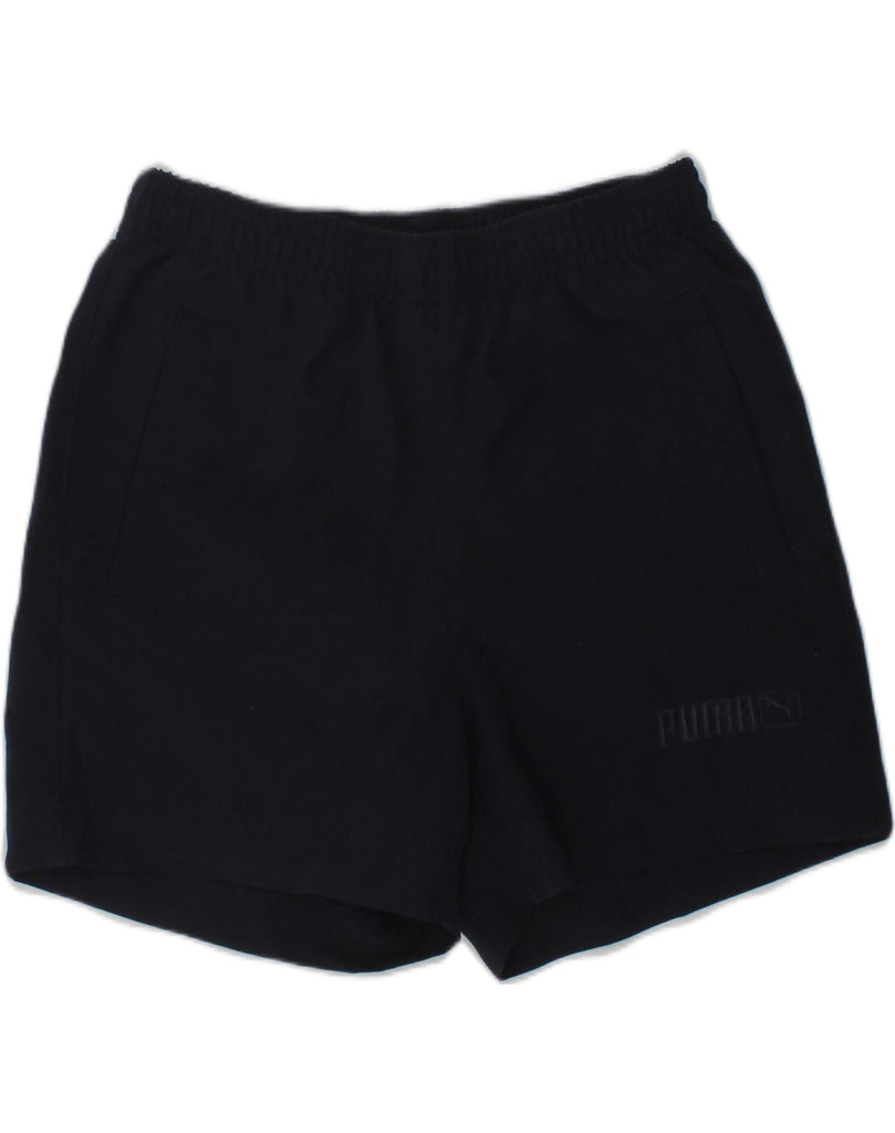 PUMA Boys Sport Shorts 7-8 Years Navy Blue | Vintage Puma | Thrift | Second-Hand Puma | Used Clothing | Messina Hembry 