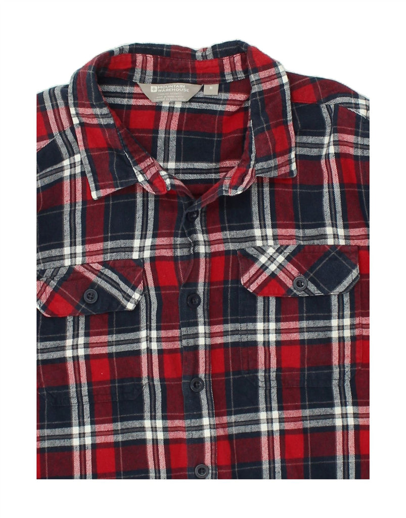 MOUNTAIN WAREHOUSE Mens Flannel Shirt Medium Red Check Cotton | Vintage Mountain Warehouse | Thrift | Second-Hand Mountain Warehouse | Used Clothing | Messina Hembry 