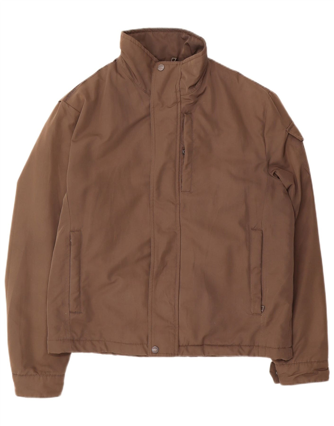 Geox Mens Respira Bomber Jacket UK 40 Large Brown Polyester
