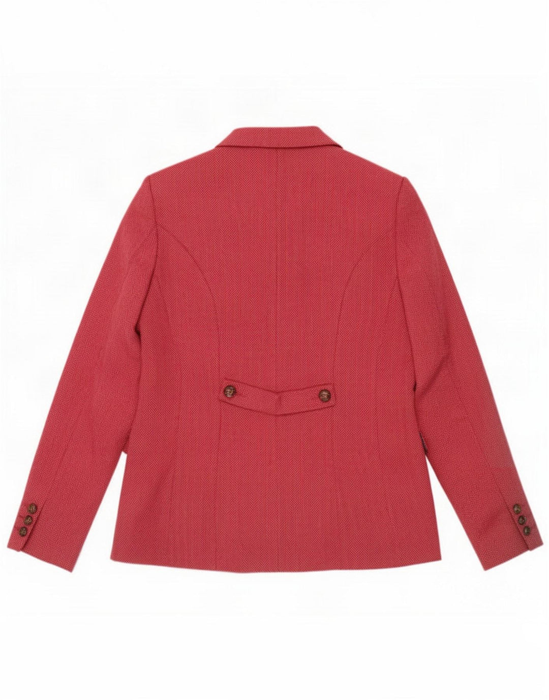 Joe Browns Womens Blazer Jacket UK 12 Medium Pink Herringbone Polyester