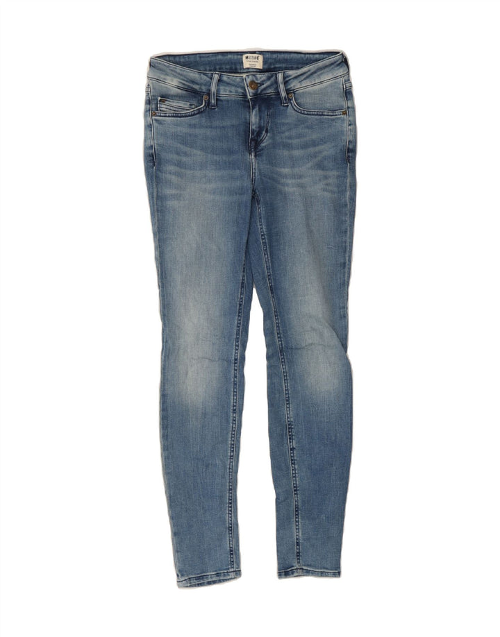 MUSTANG Womens Skinny Jeans W26 L30 Blue Cotton Vintage Mustang and Second-Hand Mustang from Messina Hembry 