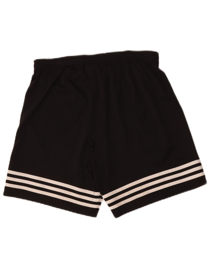 Adidas Womens Climalite Sport Shorts UK 12 Medium Black Polyester