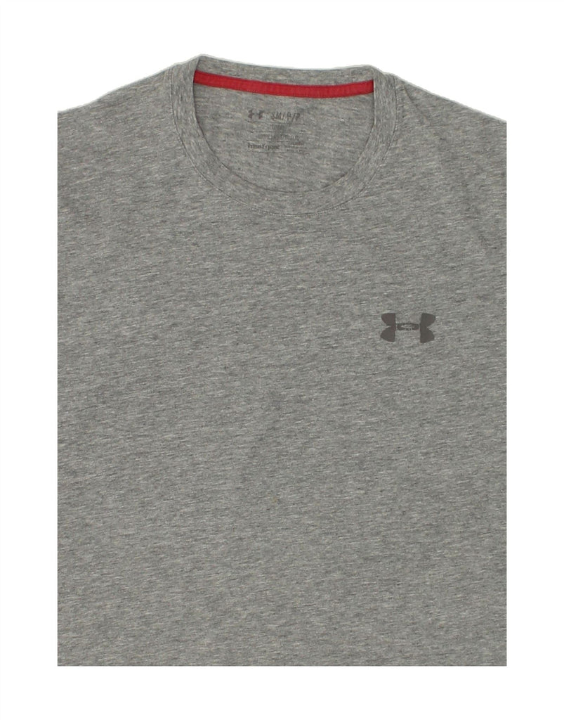 UNDER ARMOUR Mens T-Shirt Top Small Grey Flecked Cotton | Vintage Under Armour | Thrift | Second-Hand Under Armour | Used Clothing | Messina Hembry 