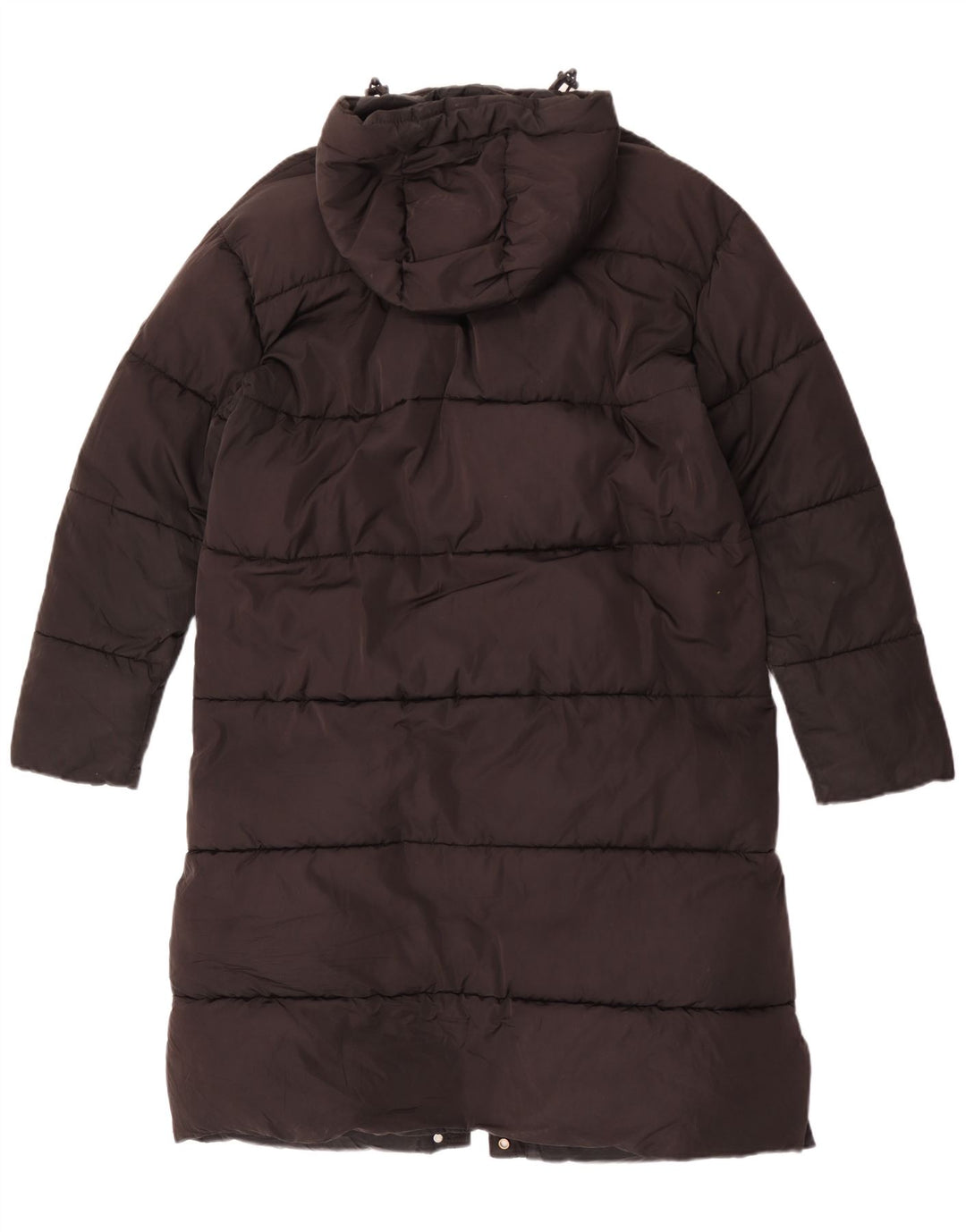 Superdry Womens Hooded Oversized Padded Coat UK 10 Small Black Polyester