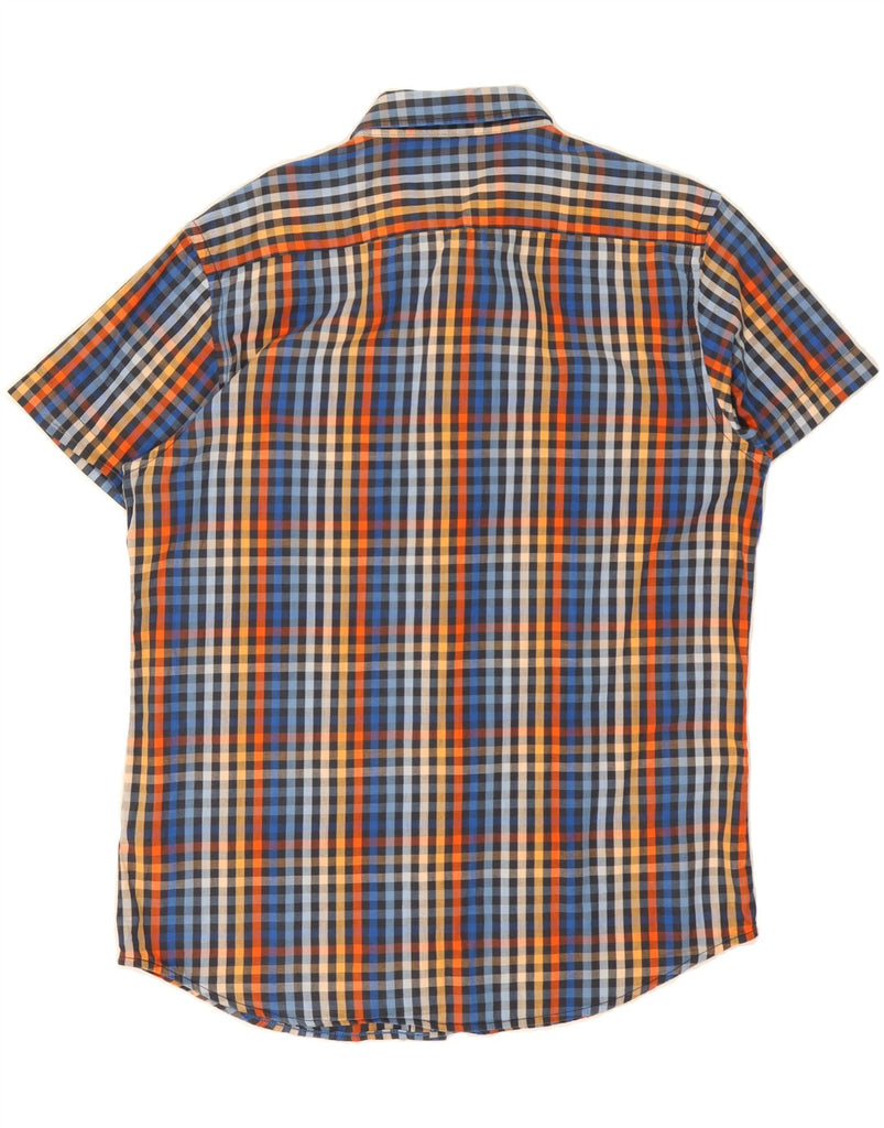 WRANGLER Mens Slim Short Sleeve Shirt XL Multicoloured Check Cotton Vintage Wrangler and Second-Hand Wrangler from Messina Hembry 
