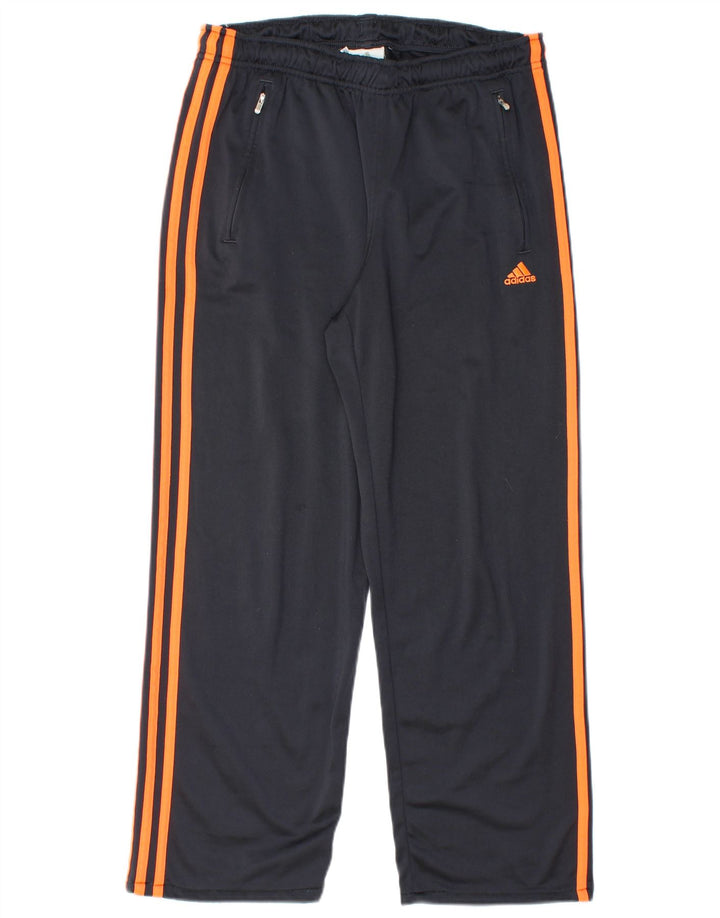 Adidas Mens Tracksuit Trousers Small  Navy Blue Polyester
