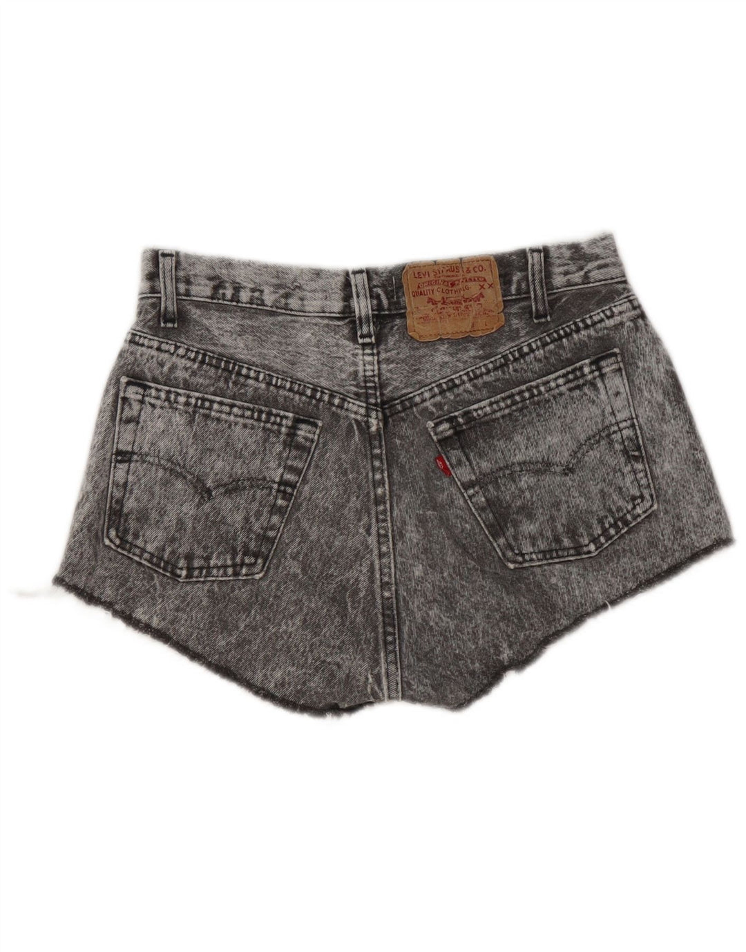 Levi's Womens Denim Shorts W28 Medium Grey