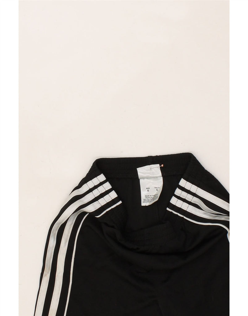 ADIDAS Boys Sport Shorts 5-6 Years  Black Vintage Adidas and Second-Hand Adidas from Messina Hembry 
